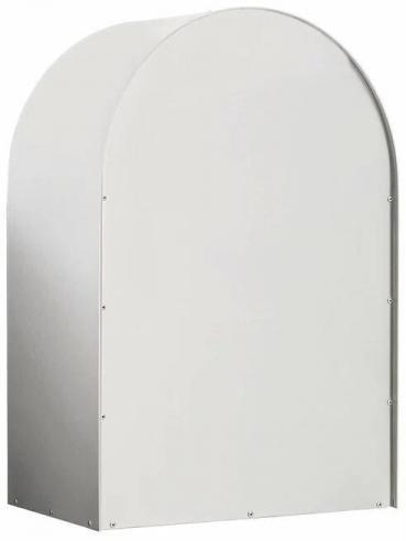 Burg Wächter Nordic 3780 Ni Edelstahl-Briefkasten, Öffnungsstopp, Hochformat (36780)