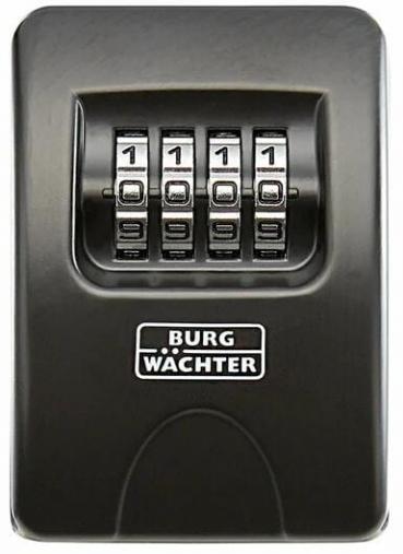 ARDEBO.de Burg Wächter KEY SAFE 10 SB Schlüsseltresor für Schlüssel bis 7cm Länge, 0,20L, Zinkdruckguss, schwarz (37990)