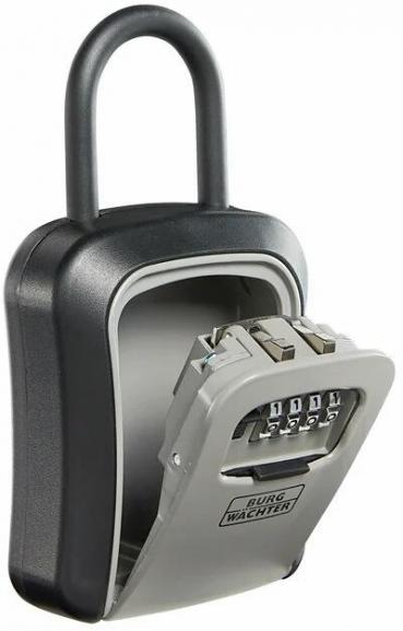 Burg Wächter KEY SAFE 50 SB Schlüsseltresor für Schlüssel bis 8cm Länge, 0,76L, mit Befestigungsbügel, Zinkdruckguss (39900)