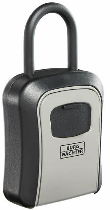 Burg Wächter KEY SAFE 50 SB Schlüsseltresor für Schlüssel bis 8cm Länge, 0,76L, mit Befestigungsbügel, Zinkdruckguss (39900)