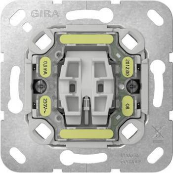 ARDEBO.de Gira 311600 Wipp-Kontrollschalter Einsatz mit Befestigungskrallen, Universal-Aus-Wechselschalter, 10 AX, 250 V, LED