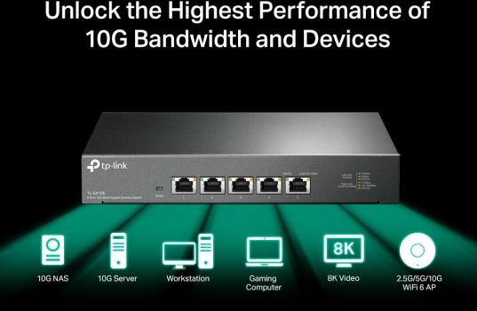 TP-Link 5-Port 10G Desktop Switch (TL-SX105)
