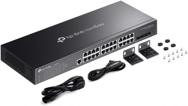 ARDEBO.de TP-Link Omada 24-Port Gigabit L2+ Managed Switch with 4 10GE SFP+ Slots (SG3428X)