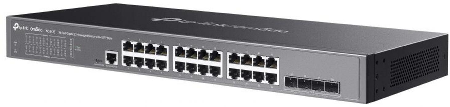 TP-Link Omada 24-Port Gigabit L2+ Managed Switch with 4 SFP Slots (SG3428)