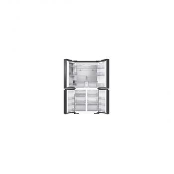 Samsung RF65DG9H0EB1EF Stand Side-by-Side Kombination, 91,2 cm breit, 636 L, NoFrost+, WIFI, Beverage Center mit Dual Water Dispenser, Dual Ice Maker, Festwasseranschluss, Premium Black Steel