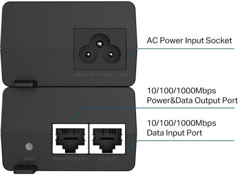 TP-Link PoE+ Injector (PoE160S)