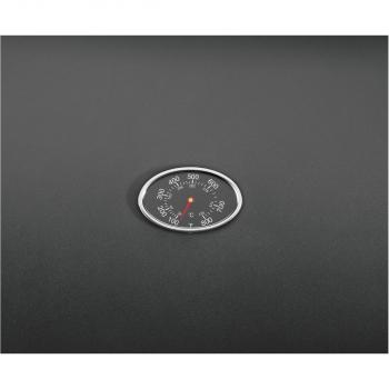 Clatronic GG 3590 Gasgrill, 50mbar, 2 Heizzonen, Stahlgehäuse, Räder, schwarz-silber (263692)
