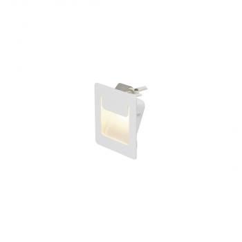 ARDEBO.de SLV DOWNUNDER PUR 80 Wandeinbauleuchte, LED, 3000K, eckig, weiß, inkl. Blattfedern (151950)