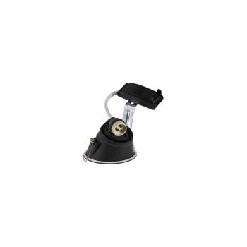 SLV HORN-A Einbauleuchte, QPAR51, rund, schwarz, max. 25W, inkl. Clipfedern (113150)