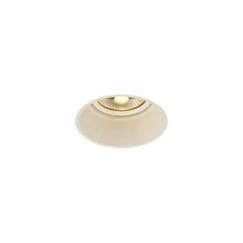 ARDEBO.de SLV HORN-T Einbauleuchte, QPAR111, rund, weiß, max. 75W, inkl. Clipfedern (113171)