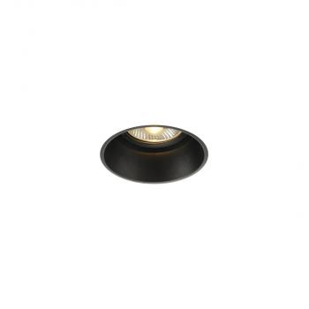 ARDEBO.de SLV HORN-T Einbauleuchte, QPAR111, rund, schwarz, max. 75W, inkl. Clipfedern (113170)