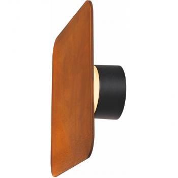 SLV RUSTY MANA Leuchtenschirm, eckig, 280x280mm, rostfarben (1006317)