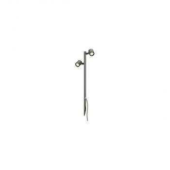 SLV MYRA 2 Outdoor Spiessleuchte, zweiflammig, LED GU10 51 mm, IP44, anthrazit (233185)
