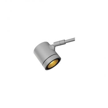 SLV MYRA DISPLAY Outdoor Wandleuchte, QPAR51, IP55, grau, gewölbt, max. 50W (233134)