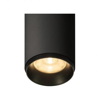 SLV NUMINOS SPOT PHASE M, Indoor, LED, Deckenaufbauleuchte, 2700K, 36°, schwarz/schwarz (1004195)