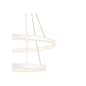 SLV ONE DOUBLE Indoor LED Pendelleuchte, CCT switch 2700/3000K, weiß (1004766)