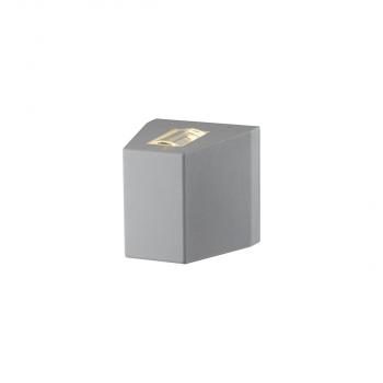 SLV OUT-BEAM Outdoor Wandleuchte, LED, 3000K, Beam up/Flood down, grau (229664)