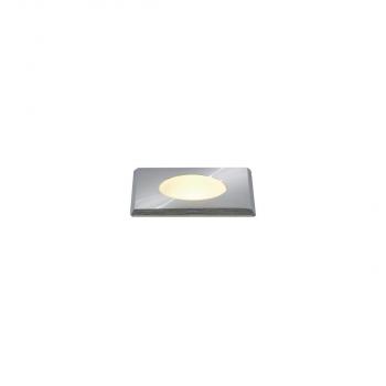 SLV POWER TRAIL-LITE 47 Outdoor Bodeneinbauleuchte, LED, 3000K, IP67, eckig, edelstahl 316 (228342)