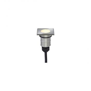 SLV POWER TRAIL-LITE 47 Outdoor Bodeneinbauleuchte, LED, 3000K, IP67, eckig, edelstahl 316 (228342)