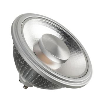 ARDEBO.de SLV QPAR111 GU10 LED-Leuchtmittel, 12W, 680lm, 3000K, CRI90, 55°, dimmbar, aluminium (1005298)