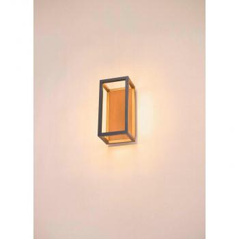 SLV QUADRULO Outdoor Wandaufbauleuchte, LED, 3000K, IP55, anthrazit (1007207)
