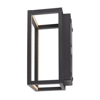 SLV QUADRULO Outdoor Wandaufbauleuchte, LED, 3000K, IP55, anthrazit (1007207)