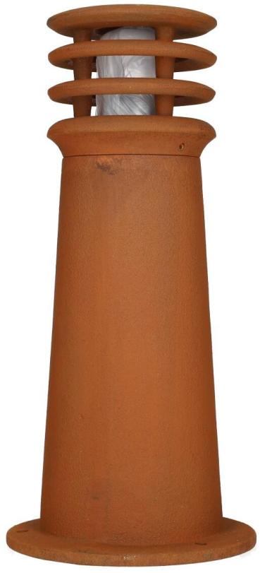 SLV RUSTY 40 Outdoor Standleuchte, TC-DSE, IP55, rund, stahl gerostet, Ø/H 19/40 cm (229020)