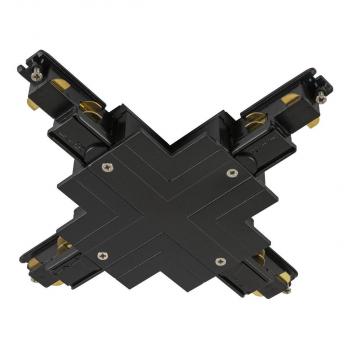 ARDEBO.de SLV X-Verbinder für S-TRACK 3-Phasen-Einbauschiene, DALI, schwarz (1006535)