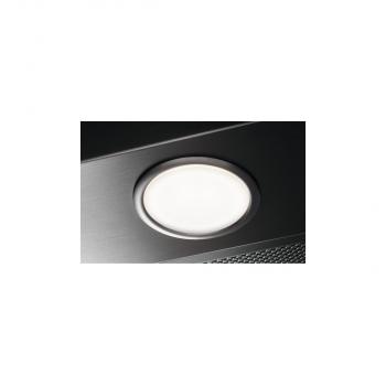 AEG DGE5861HM Lüfterbaustein, 77cm breit, Abluft/Umluft möglich, 3 Leistungsstufen, 1 Intensivstufe, Hob²Hood-Funktion, Edelstahl