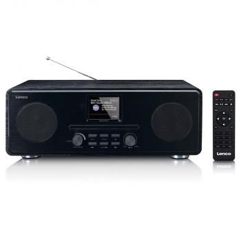 DAB+ FM-Radio mit CD-MP3-Player Bluetooth® Schwarz