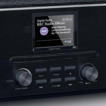 DAB+ FM-Radio mit CD-MP3-Player Bluetooth® Schwarz