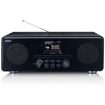 Internet / DAB+ / FM Radio mit CD-Player und Bluetooth® Schwarz
