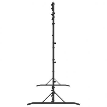 Fußball-Rebounder Schwarz 366x90x183 cm HDPE