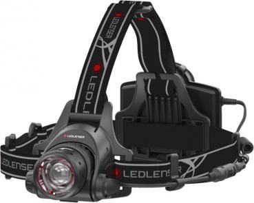 ARDEBO.de LED Lenser Wiederaufladbare, fokussierbare Stirnlampe für den Alltagsgebrauch, schwarz (H14R.2)