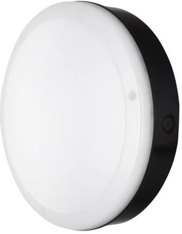 ARDEBO.de LEDVANCE Aufbauleuchte, 15W, 230V, rund, schwarz (SF BLKH S 300 P 15W 840 BK IP65)