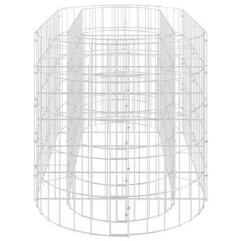 Gabionen-Hochbeet Verzinktes Eisen 120x50x50 cm
