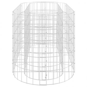 Gabionen-Hochbeet Verzinktes Eisen 120x50x50 cm