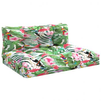 Palettenkissen 2-tlg. Mehrfarbig Stoff