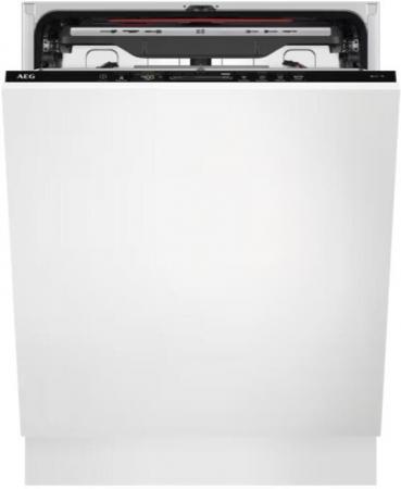 AEG FSE76738P Vollintegrierter Geschirrspüler, 60 cm breit, 14 Maßgedecke, AquaControl, WLAN, AirDry, AutoSense, 7 Spülprogramme, 4 Temperaturen, Time beam White, LED-Innenbeleuchtung