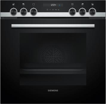 ARDEBO.de Siemens EQ522IA01 EEK: A+ Einbau Herdset mit Induktionskochfeld (HE517GBS4 + EI645CFB6E), 60 cm breit, 71 L, 3D Heißluft, softMove, mit Rahmen aufliegend, schwarz/Edelstahl