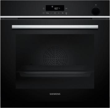 ARDEBO.de Siemens HR532GBS3 iQ300 A+ Einbaubackofen mit Dampfunterstützung, 60 cm breit, 71 L, EcoClean, cookControl15, Air Fry, edelstahl