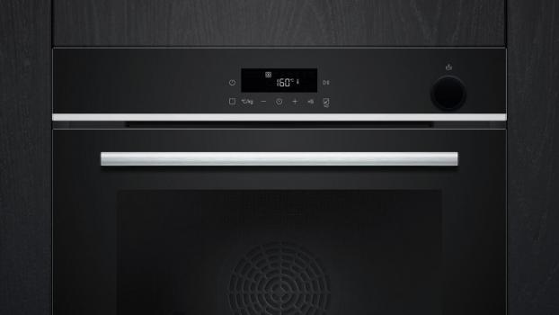 Siemens HR532GBS3 iQ300 A+ Einbaubackofen mit Dampfunterstützung, 60 cm breit, 71 L, EcoClean, cookControl15, Air Fry, edelstahl