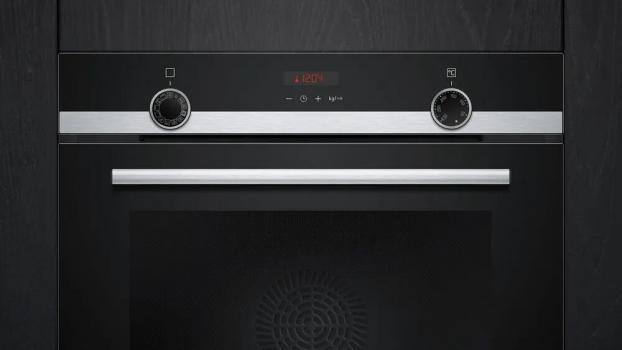 Siemens HQ574AER3 iQ300 A+ Einbau-Backofen mit Dampfunterstützung, 60 cm breit, 71L, ActiveClean, cookControl10, Teleskopauszugssystem, edelstahl