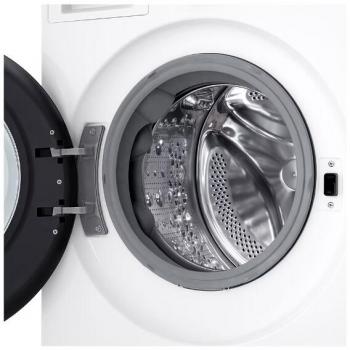 LG F4WX809YC 9kg Frontlader Waschmaschine, 60 cm breit, 1400 U/Min, AquaStop, ThinQ (WLAN), Kindersicherung, Steam, weiß