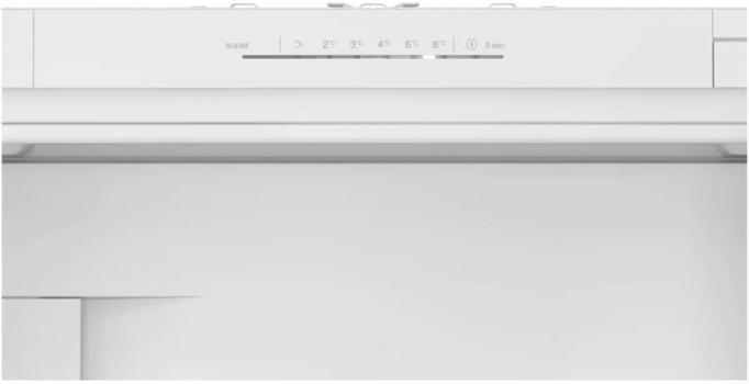 Bosch KIL82NSE0 Serie 2 Einbau Kühlschrank mit Gefrierfach, Nichenhöhe 177,5 cm, 280 L, Schlepptürtechnik, Vario Zone, weiß