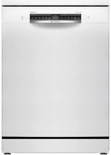 ARDEBO.de Bosch SMS4EVW08E Serie 4 Stand Geschirrspüler, 60 cm breit, 14 Maßgedecke, AquaStop, HomeConnect, weiß