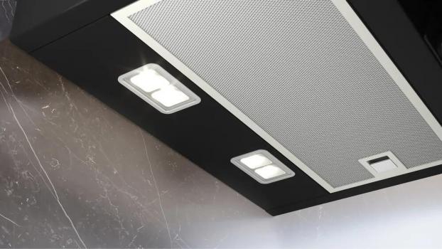 Siemens LC87KFN60 iQ300 A+ Kopffreihaube, 80 cm breit, 768 m³/h, cook Connect System, iQdrive Motor, Leistung 3-stufig + 1 Intensiv, Klarglas, schwarz bedruckt