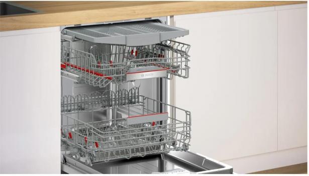 Bosch SMD6ECX12E Serie 6 Vollintegrierter Geschirrspüler, 60 cm breit, 14 Maßgedecke, AquaStop, Vario Schublade, TimeLight, HomeConnect, Kindersicherung