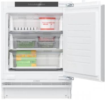 ARDEBO.de Bosch GUN21ADE0 Einbau Gefrierschrank, 60 cm breit, 85 L, Festtürtechnik, NoFrost, Supergefrieren, Energiesparfunktion, weiß
