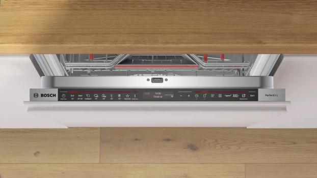 Bosch SBD8TCX04E Serie 8 Vollintegrierter Geschirrspüler, 60 cm breit, 14 Maßgedecke, Aqua Stop, Vario Schublade Pro, Timelight, Home Connect, Kindersicherung